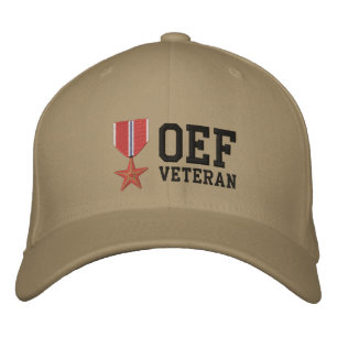 Bronze Star OEF Bestickte Kappe