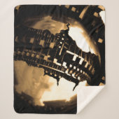 Bronze-Steampunk-Skulptur Sherpadecke (Vorderseite)