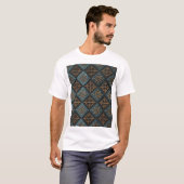 Bronze Textur mit Schnitzmuster. T-Shirt (Vorne ganz)