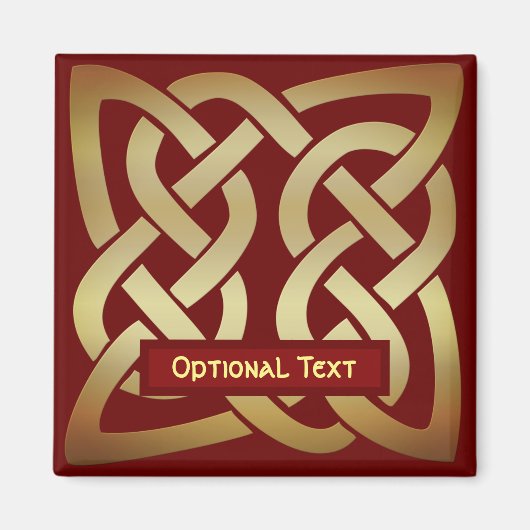 Bronze Tone Celtic Knot Magnet (Vorne)