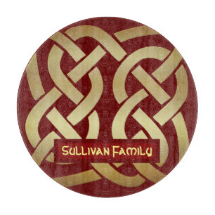 Bronze Tone Celtic Knot Schneidebrett