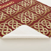 Bronze Tone Celtic Knot Sherpadecke (3/4)