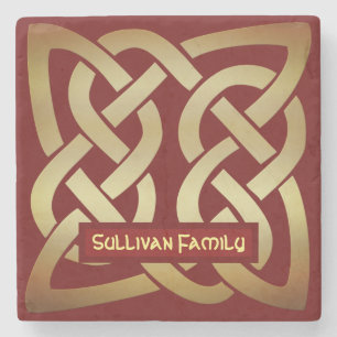 Bronze Tone Celtic Knot Steinuntersetzer