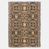 Bronze Tone Geometric Abstrakt Decke (Vorderseite Vertikal)