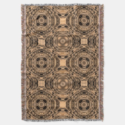 Bronze Tone Geometric Abstrakt Decke (Vorderseite Vertikal)
