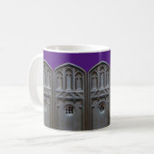 Bronze Tudor Gothic Arch Custom Monogram Kaffeetasse (Vorderseite Links)
