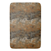 Bronze- und Kupfermarmor Abstrakt Badematte (Vorderseite Vertikal)