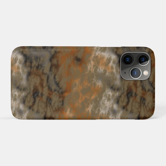 Bronze- und Kupfermarmor Abstrakt Case-Mate iPhone Hülle (Rückseite (Horizontal))