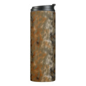 Bronze- und Kupfermarmor Abstrakt Thermosbecher (Nach links gedreht)