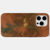 Bronze- und Oliven-abstrakter Kunstkoffer Case-Mate iPhone Hülle (Rückseite (Horizontal))