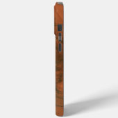 Bronze- und Oliven-abstrakter Kunstkoffer Case-Mate iPhone Hülle (Rückseite / Links)