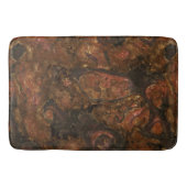 Bronze und rosa Steine Abstrakt Badematte (Vorderseite)