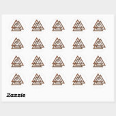 Bronze Valknut Stickers (Blatt)