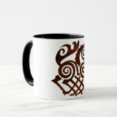 Bronze-Viking-Pferd-Tasse Tasse (Vorderseite Links)