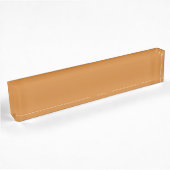 Bronze (Vollfarbe) Namensplakette