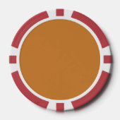 Bronze (Vollfarbe) Pokerchips (Vorderseite)