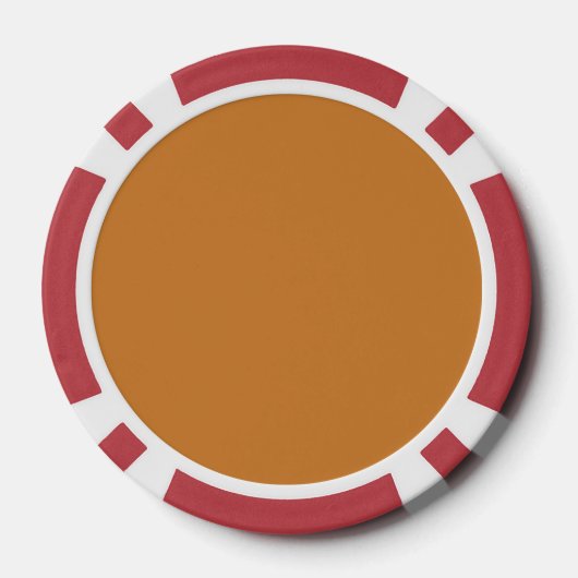 Bronze (Vollfarbe) Pokerchips (Rückseite)