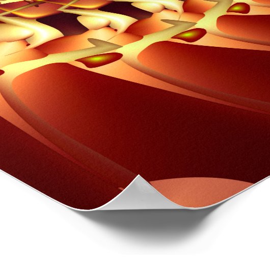 Bronze Vortex Poster (Ecke)