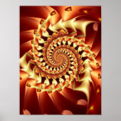 Bronze Vortex Poster (Vorne)
