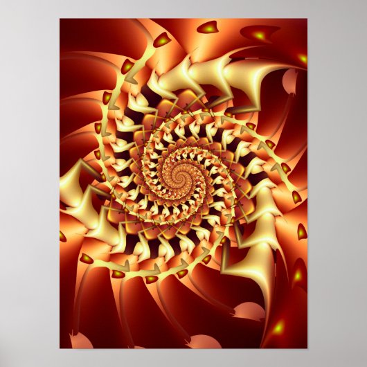 Bronze Vortex Poster (Vorne)