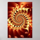 Bronze Vortex Poster (Vorne)