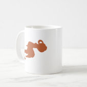 Bronze Wasserträger Design Tasse – Sauber Fließend (Vorderseite Links)