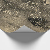 Bronze Winter Dusk Sky Gold Berries & Snowfall Geschenkpapier (Ecke)