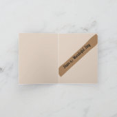 Bronze zum neunzehnten Hochzeitstag Karte (Innenseite)