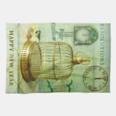BronzeBirdcage Handtuch (Horizontal)