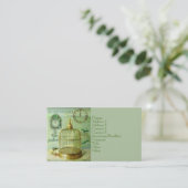 BronzeBirdcage Visitenkarte (Stehend Vorderseite)