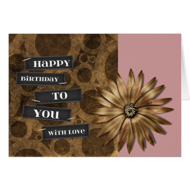 BronzeBlume (Vorderseite (Horizontal))