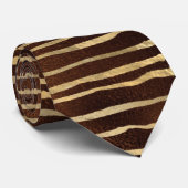 Bronzebraun, Farbe Golden Horizontal Krawatte (Gerollt)