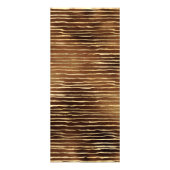 Bronzebraun, Farbe Golden Horizontal Werbekarte (Hinten)