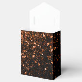 Bronzebraun-Imitate aus Kupfer Glitzern Sweet 16 Geschenkschachtel (Geöffnet)