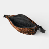 Bronzebraun Imitate Glitzer Glitzern Bauchtasche (Offen)