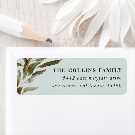 Bronzed Branches geben das Adressetikett zurück (Insitu)