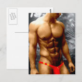 Bronzed Hunk Postkarte (Vorne/Hinten)