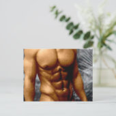 Bronzed Hunk Postkarte (Stehend Vorderseite)