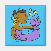 Bronzed Mermaid Beauty Magnet (Vorne)