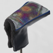 "Bronzed Tile" Putter Golfschlägerabdeckung Golf Headcover (3/4 Vorderseite)
