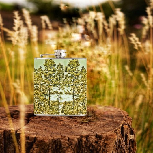 Bronzed Trees Flachmann