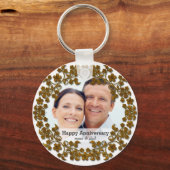 Bronzefeier mit Foto Schlüsselanhänger (Vorderseite)