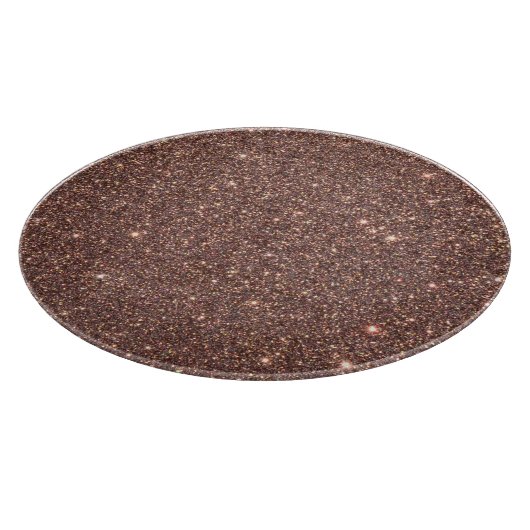 BronzeGlitzer-Glitzern Schneidebrett (Ecke)