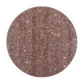 BronzeGlitzer-Glitzern Schneidebrett (Vorderseite)