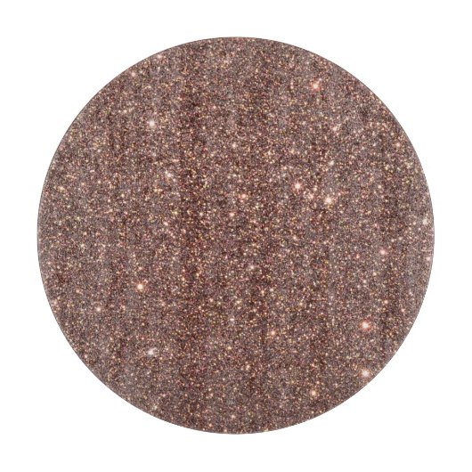 BronzeGlitzer-Glitzern Schneidebrett (Vorderseite)