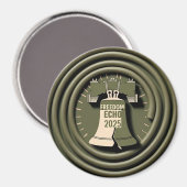 Bronzeglocke Magnet (Vorderseite/Rückseite)