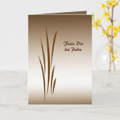 Bronzegrass Dia Del Padre Karte (Gelbe Blume)