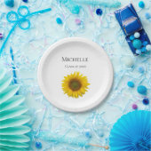 Bronzegruppe der Gelbblütenblüte Pappteller (Party)