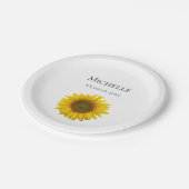 Bronzegruppe der Gelbblütenblüte Pappteller (Schrägansicht)