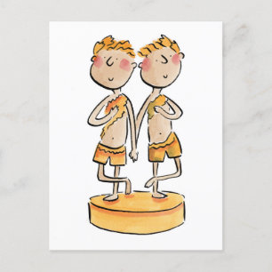 Bronzehochzeit Postkarte